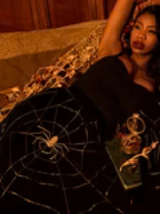 A Spider's Kiss Skirt by La Femme en Noir NWT - Picture 3 of 13